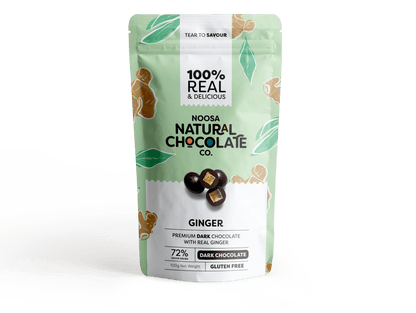 Buderim Ginger Coated in Premium Dark Chocolate  (100g)