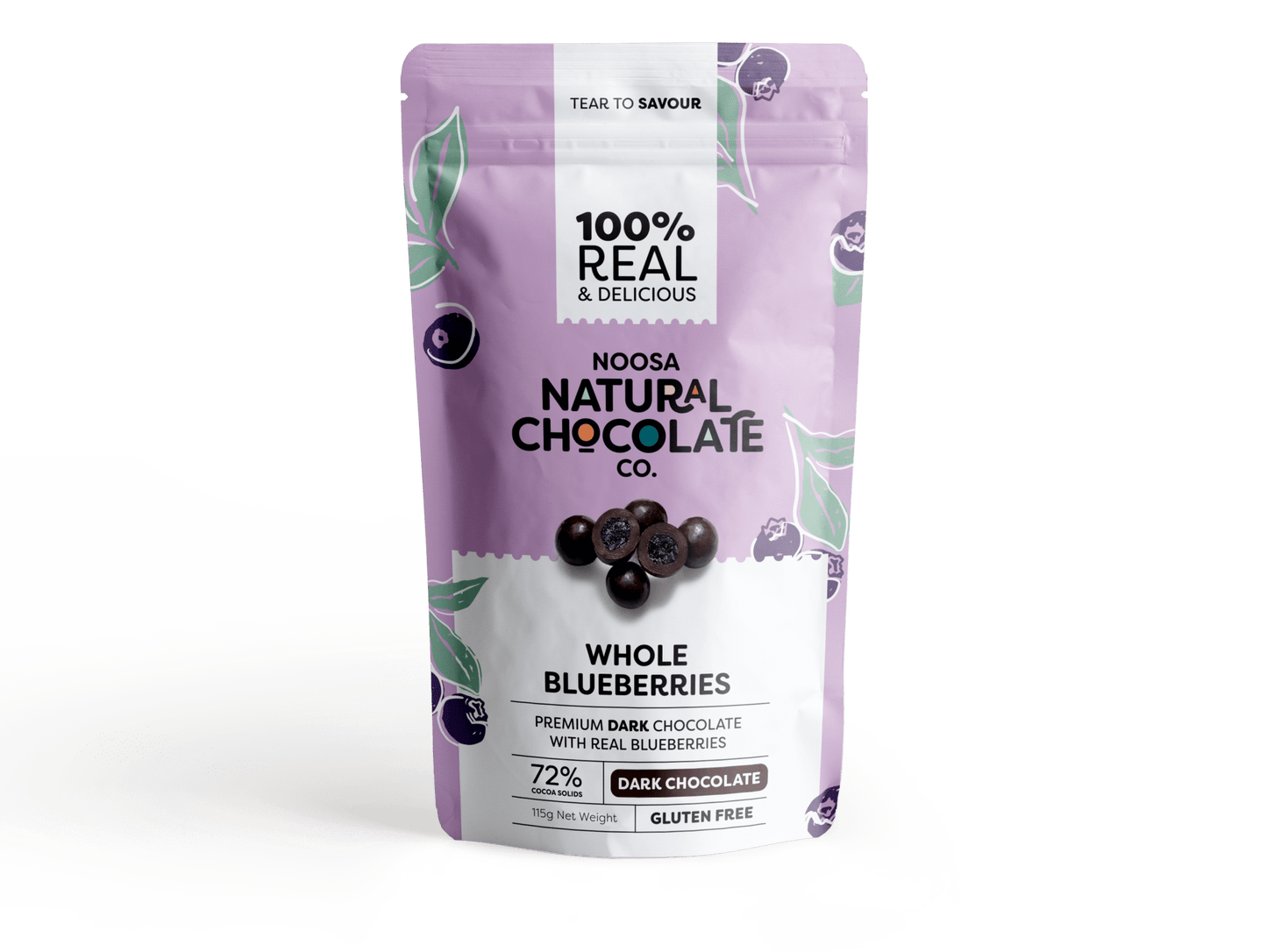 Blueberries Coated in Premium Dark Chocolate (115g)