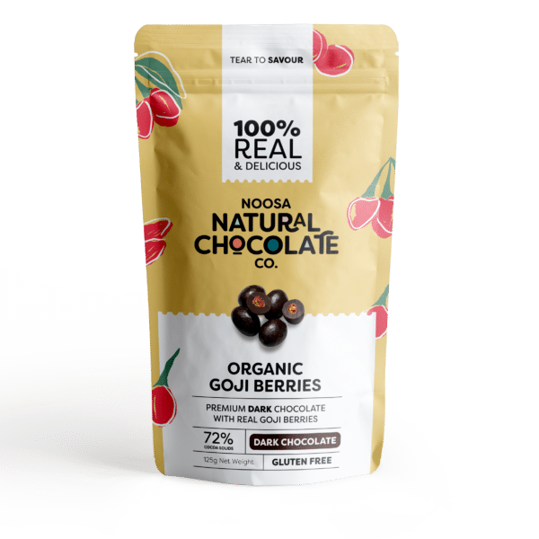 Tibetan Goji Berries Coated in Premium Dark Chocolate (125g)