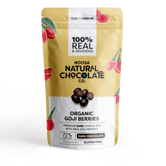 Tibetan Goji Berries Coated in Premium Dark Chocolate (125g)