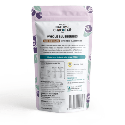 Blueberries Coated in Premium Milk Chocolate (115g)