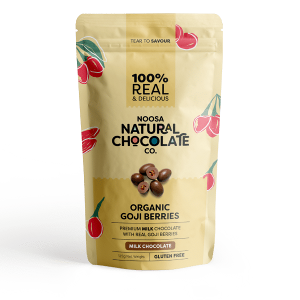 Tibetan Goji Berries Coated in Premium Milk Chocolate (125g)